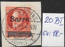 [Bavaria Postage Stamps Overprinted "SARRE", type C2]