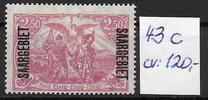 [German Empire Postage Stamps Overprinted "SAARGEBIET", type H]