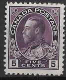 [King George V in Admiral Uniform - New Colors and Values, 유형 AD12]