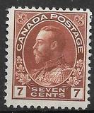 [King George V in Admiral Uniform - New Colors and Values, 유형 AD13]