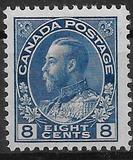 [King George V in Admiral Uniform - New Colors and Values, 유형 AD14]