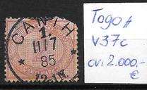[German Empire Postage Stamps Overprinted "Togo", type A1]