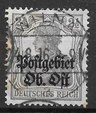[German Empire Postage Stamps Overprinted "Postgebiet Ob. Ost", type A]