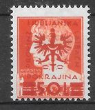 [Italian Postage Stamps Surcharged & Overprinted "PROVINZ LJUBLJANSKA POKRAJINA", tip B5]