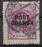 [Polish Postage Stamps Overprinted "PORT GDAŃSK", type A10]