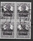 [German Empire Postage Stamps Surcharged & Overprinted "Rumanien", type C2]