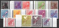[BERLIN in Red Overprint on "Allied Occupation Zone" Stamps, type B]