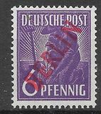 [BERLIN in Red Overprint on "Allied Occupation Zone" Stamps, type B1]