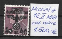 [Polish Postage Stamp Overprinted, type C]