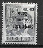 [Joint Allied Occupation Zones Stamps Overprinted "Sowjetische Besatzungs Zone", type B4]