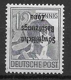 [Joint Allied Occupation Zones Stamps Overprinted "Sowjetische Besatzungs Zone", type B4]