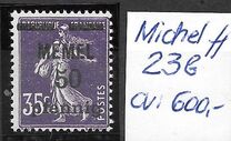 [French Postage Stamps Overprinted "MEMEL" and Surcharged, प्रकार B5]