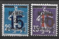 [No. 20 & 23 Surcharged, Tüüp F]