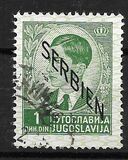 [Yugoslavian Postage Stamps Overprinted "SERBIEN", type A2]