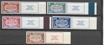 [Jewish New Year - "Joyous Festivals 5709". Tab Inscription: "Flying Scroll - To the King - Seal Stamped on the Wine and Oil gives as Tax to the King", loại J]