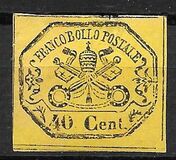 [Coat of Arms - Black Print on Colored Glazed Paper, Tipi Q]