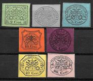 [Coat of Arms - Black Print on Colored Glazed Paper, Tipi L]