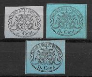 [Coat of Arms - Black Print on Colored Glazed Paper, Tipi N]