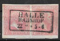 [King Friedrich Wilhelm IV - Hatched Background. Thin White Paper, प्रकार A9]