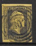 [King Friedrich Wilhelm IV - Hatched Background, Engraved, type A6]