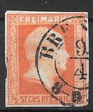 [King Friedrich Wilhelm IV - Hatched Background. New Value, タイプ A15]