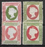 [Queen Victoria - Portrait in White Square, type C]