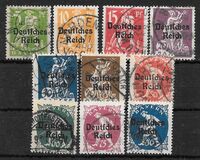 [Postage Stamps from Bayern Overprinted "Deutsches Reich", प्रकार AD]