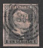 [King Friedrich Wilhelm IV - Hatched Background, Engraved, type A3]