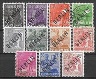 [BERLIN in Black Overprint on "Allied Occupation Zone" Stamps, 유형 A]