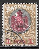 [Surcharged and Overprinted in Red, Tip K]