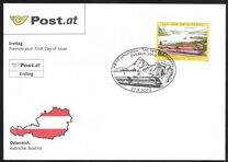 [Stamp Day - Austrian Railways Railjet, type CUX]