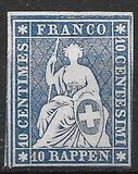 [Helvetia - Berner Print, тип J1]