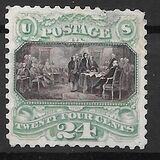 [Re-Issue of 1869 Issues - Hard White Paper. White Crackly Gum, 类型 AC2]