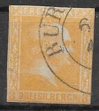 [King Friedrich Wilhelm IV - Hatched Background. Thin White Paper, प्रकार A14]