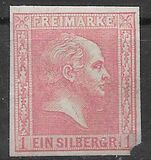 [King Friedrich Wilhelm IV - Hatched Background. Thin White Paper, प्रकार A9]