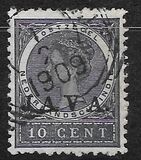 [Numeral Stamps & Queen Wilhelmina - Stamps of 1902-1905 Overprinted "JAVA", type G12]