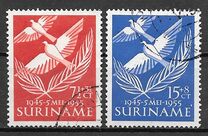 [The 10th Anniversary of Liberation of Netherlands and War Victims Relief Fund, type RP]