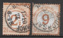[Definitives - Stamps of 1872 Overprinted, 类型 E]