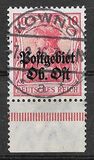 [German Empire Postage Stamps Overprinted "Postgebiet Ob. Ost", type A4]