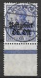 [German Empire Postage Stamps Overprinted "Postgebiet Ob. Ost", type A7]