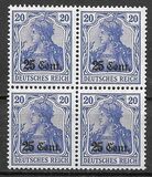 [German Empire Postage Stamps Surcharged, type A5]