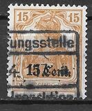 [German Empire Postage Stamps Surcharged, type A4]