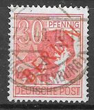 [BERLIN in Red Overprint on "Allied Occupation Zone" Stamps, тып B7]