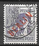 [BERLIN in Red Overprint on "Allied Occupation Zone" Stamps, тып B11]