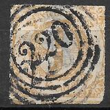 [Colored Print on White paper - Rouletted Perforation, type B15]