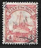 [The Kaiser's Ship "Hohenzollern" - Watermarked, Typ E8]