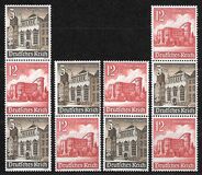 [Charity Stamps - Castles, Tipi KW]