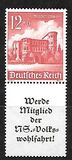 [Charity Stamps - Castles, Tipi KW]
