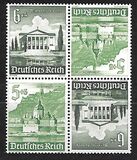 [Charity Stamps - Castles, Tipi KU]