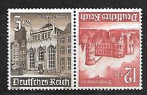 [Charity Stamps - Castles, Tipi KW]